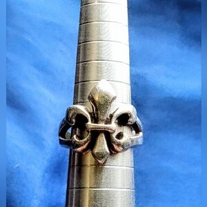 925 Sterling Fleur-de-Lis Ring